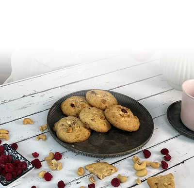 Himbeer Schoko Cookies mit Butter von GOLDSTEIG