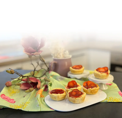 Monika Nagl Erdbeer Ricotta Körbchen zum Muttertag Rezepte | Monika Nagl - Erdbeer Ricotta Körbchen zum Muttertag