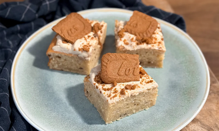 Rezept | Lotus Blondies mit Butter von GOLDSTEIG Rezept | Lotus Blondies mit Butter von GOLDSTEIG