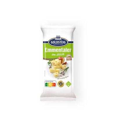 Emmentaler Stück von GOLDSTEIG in Verpackung 