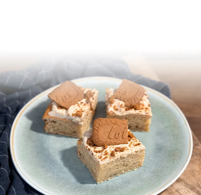 Rezept | Lotus Blondies mit Butter von GOLDSTEIG Rezept | Lotus Blondies mit Butter von GOLDSTEIG