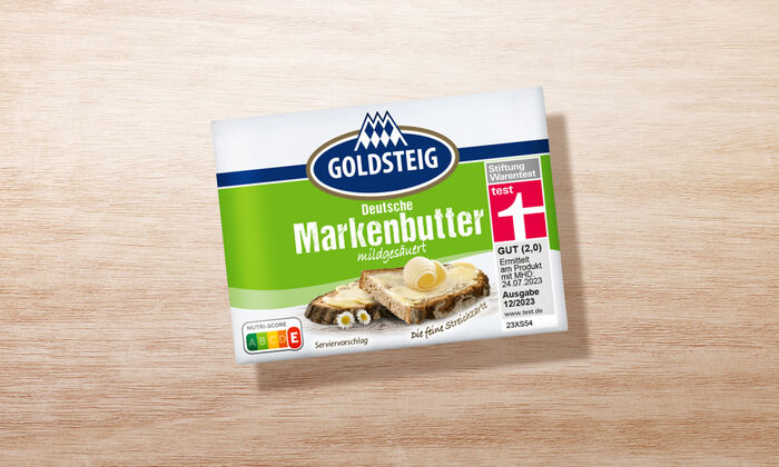 Butter - GOLDSTEIG Käsespezialitäten Butter von GOLDSTEIG in Verpackung