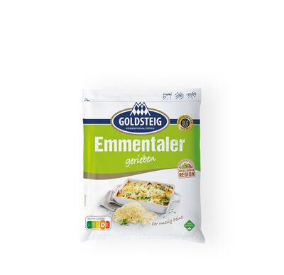 Emmentaler gerieben von GOLDSTEIG in Verpackung